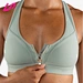 zip front sports bra